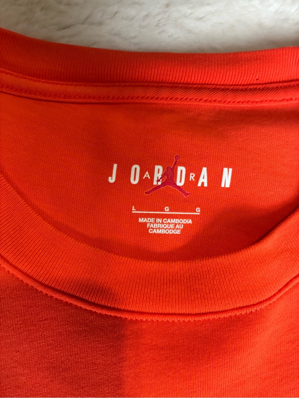 Jordan - Air Jordan Wheaties Flight MVP 85 Top 'Rush Orange Long Sleeve Shirt - Picture 3 of 9